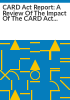 CARD_Act_report